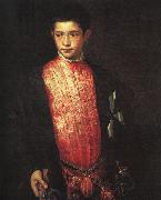 Portrait of Ranuccio Farnese  Titian